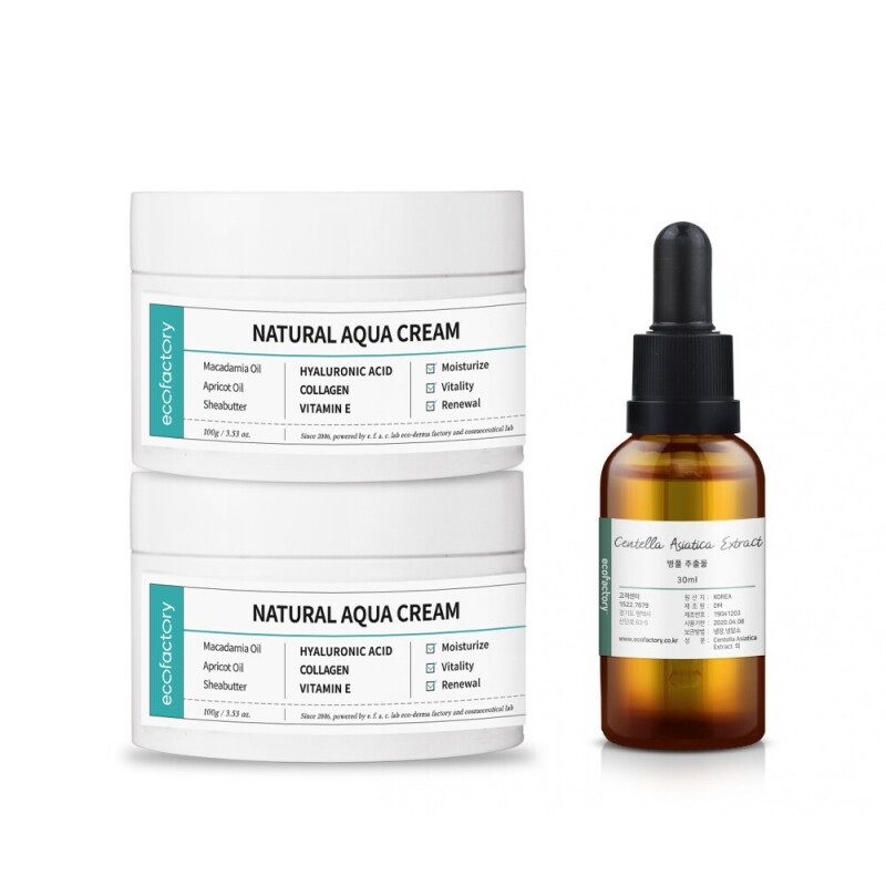 <font color=#4aada8><b>★SALE★</b></font><br/>프리미엄 네추럴 수분크림 베이스 2개+병풀 추출물 30ml